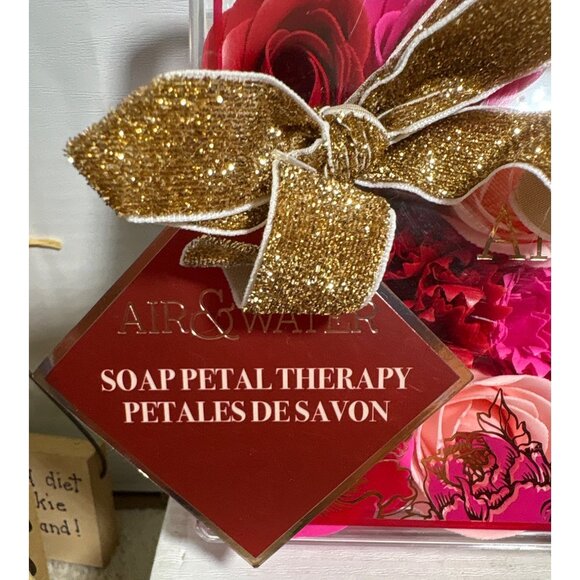 Air & Water Soap Petal Therapy Set Rose Champagne Scent - Picture 2 of 5